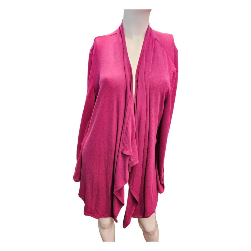 Wearabouts Ponk Drape Front Long Cardigan Sweater size Large